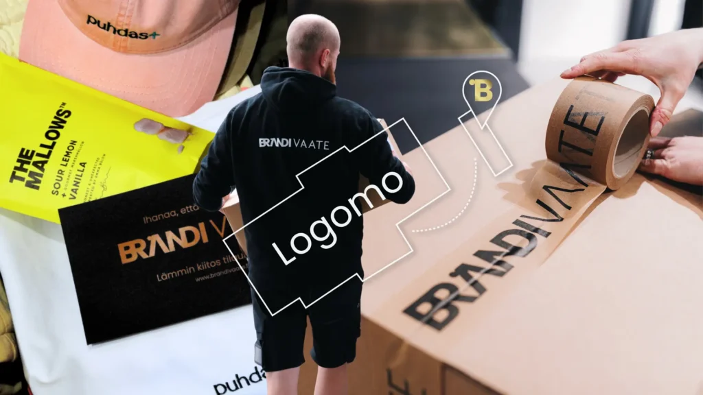 Logomo ja Turun messut sijaitsevat Brändivaatteen vieressä.